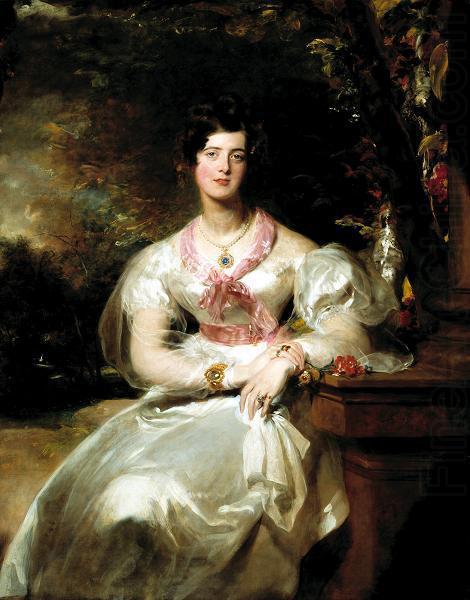 Sir Thomas Lawrence Portrait of the Honorable Mrs. Seymour Bathurst china oil painting image